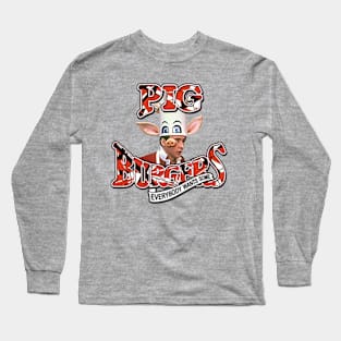 Pig Burgers with Lane Meyer VH-ized! Long Sleeve T-Shirt